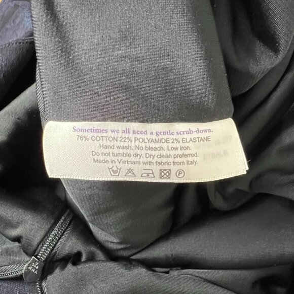 M.M.Lafleur New York Navy Black Pockets Sheath Dress 4 Small - Picture 5 of 5